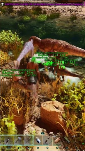 Protect The Sarco Taming #arksurvivalevolved #gamer #gamergamer #dinosaur #arksurvivalascended