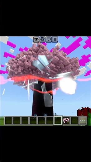 Minecraft i Built a GIANT Cherry blossom Tree...🌸