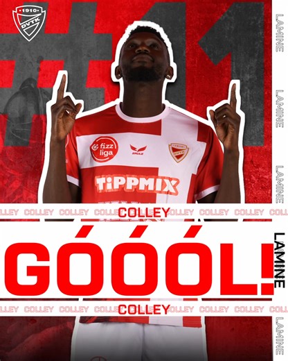 ⏱️17. perc: Debreceni VSC - Diósgyőri VTK 0-1 ⚽️Gólszerző. Lamin Colley | Diósgyőri VTK (DVTK)