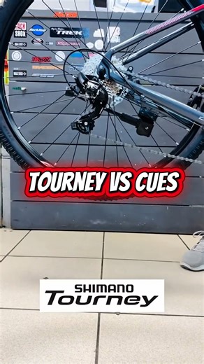Shimano: Tourney vs CUES #cycling #bike #ciclismo #ciclista #cycle