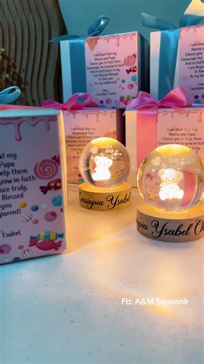 Crafted with care, personalized with love!🤍✨#GiftIdeasPH #christeningsouvenir #souvenirph #ThoughtfulGifts #fyp
