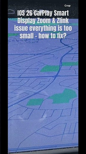 IOS 26 CarPlay Everything is so small - how to fix? Smart Display Zoom vs Zlink app 3rd party