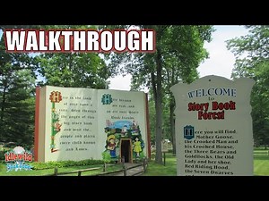 Story Book Forest Displays and Highlights, Idlewild Classic Walkthrough | Non-Copyright