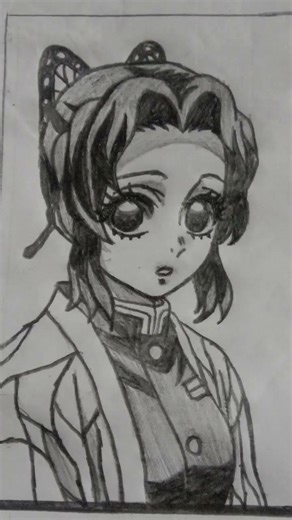 Drawing Shinobu's death #demonslayer