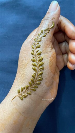Leaf tutorial || leafy henna design || #mehndi #henna #leafart