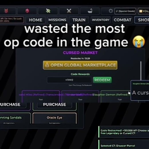 jjs jjk incremental code crazy