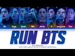 BTS (방탄소년단) 'Run BTS (달려라 방탄)' - You As A Member [Karaoke] || 8 Members Ver.