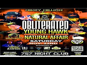 NATURAL AFFAIR takes on YOUNG HAWK Sound in the highly anticipated **OBLITERATED** UK Nov 2025