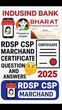 RDSP CSP| 🧾CERTIFICATE| 🧾🤔QUESTION |AND 🤗ANSWER #shortvideo #shorts #short #youtubeshorts#bilal-9162