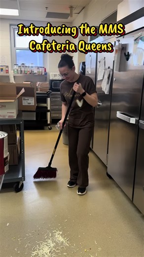 Feeding the future since 7:30am. They don’t just serve lunch. They survive middle school. #lunchladies #cafeteria #middleschool #staffspotlight #feedingthefuture