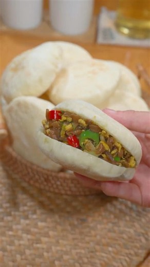 Easy &simple Pita bread recipe. Simple ingredients. How to make Pocket sandwich for breakfast. Yummy