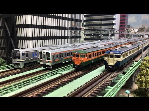 Nゲージ 横須賀・総武快速線 他 (N-scale Yokosuka-Sobu Rapid Line etc)