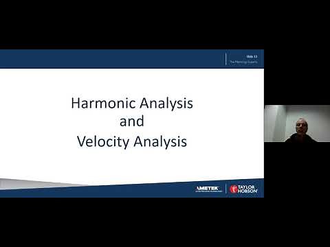 Velocity Analysis | Bearings Vibration Measurement | Taylor Hobson Webinar Series