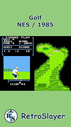 Golf Gameplay NES
