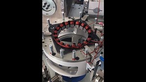 The automatic stator winding machine is suitable for brushless DC motor manufacturing | Nide Group