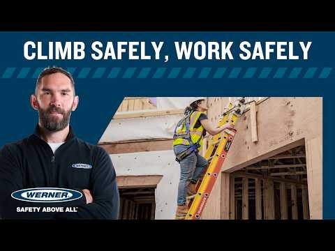 Werner Ladder - Climb Safely, Work Safely