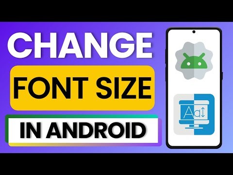 How To Change Font Size In Android 2025