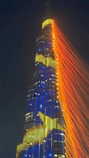 Bruj Khalifa leger show #dubai #youtubeshorts