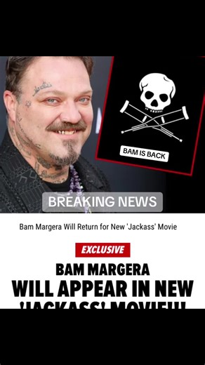 It’s official. #bammargera will be joining his #jackass pals in the upcoming #jackassmovie. #ckny #fypnews