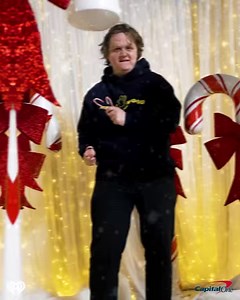 557K views · 353 reactions | This video of Lewis Capaldi werking it on our Capital One candy cane runway will live rent free in my mind forever. ❤️ | iHeartRadio | Facebook