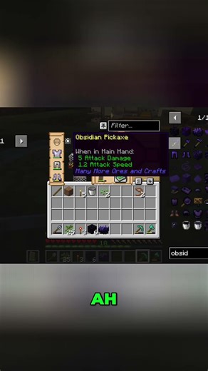 Minecraft: Unlocking Secret Obsidian Recipes EXPLAINED! #shorts