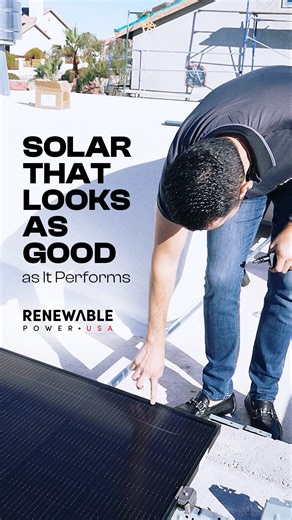 Renewable Power on Instagram: "Day 2 on-site - a flat roof install built to perform and built to last. Triple black Tesla panels. Zero roof penetrations. Pure, modern solar power. We deliver quality systems designed to handle tough winds, save you money, and look incredible doing it. Start producing your own clean energy with zero out-of-pocket cost. Send us a DM to get your free quote today. #RenewablePowerUSA #SolarEnergy #JimmyEsparza #CleanEnergy #TeslaSolar GreenPower SustainableLiving Sola