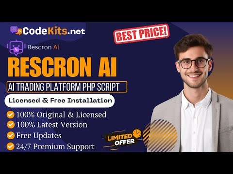 [Latest & Original] Rescron AI - AI Trading Platform PHP Script (Lowest Price)