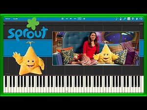 GOODNIGHT SONG 🌛 The Good Night Show 🌝 [PBS Kids Sprout With STAR] (PIANO TUTORIAL) 🎹 #61