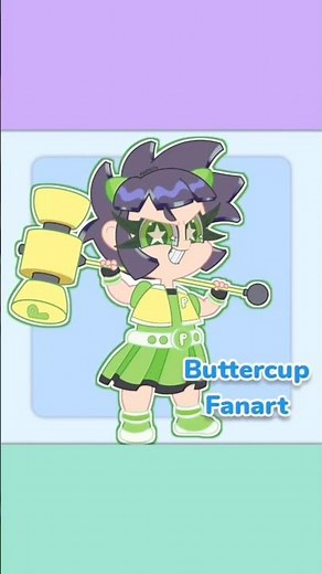 Magical Girl Buttercup Fanart Powerpuff Girls Z Speedpaint
