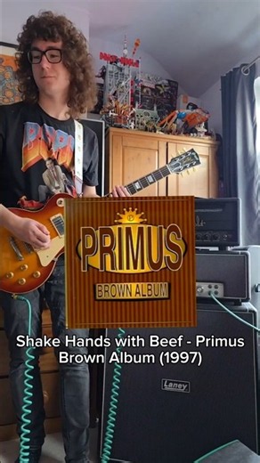PRIMUS SUCKS! Primus - Shake Hands with Beef Guitar Riffs #primus #primussucks #brown #larrylelonde