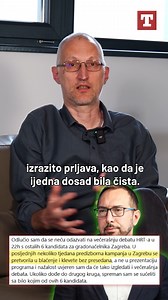 'Puljak i Tomašević u svojim kampanjama izbjegavaju sučeljavanja. Radi se o nastavku jednog trenda kojeg je pokrenuo Plenković'. | Telegram.hr