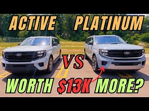 2025 Ford Expedition Active vs 2025 Platinum package Full Review | Platinum worth the money?