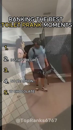Ranking the best toilet prank videos! #ranked #toilet #funny