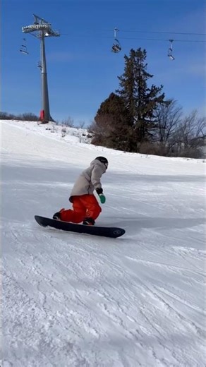 I think I just invented a new snowboard trick! 🏂💨