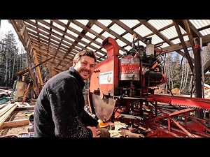 How To Replace Edger Belts on Mobile Dimension Sawmill - How To Align Edger Blades - Edger Belt