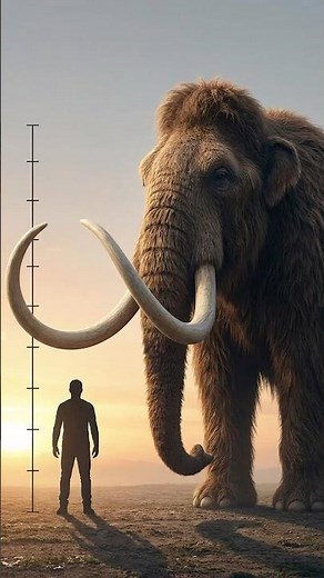 How Big Were Extinct Animals Size Comparison to Humans 🦣 #Shorts