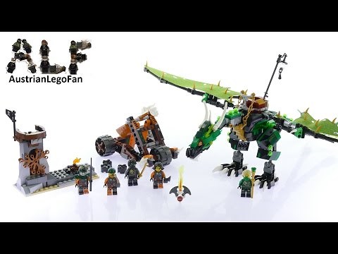 Lego Ninjago 70593 The Green NRG Dragon - Lego Speed Build Review