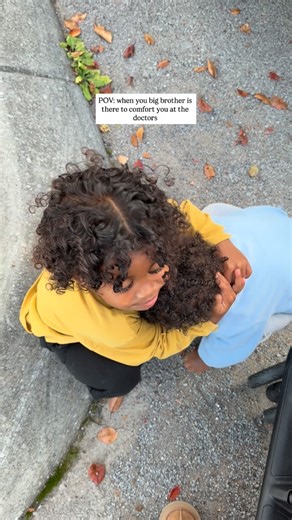 Autumn Bailey | Big brother to the rescue 🥹 The best big — Tweety had her 2 year well check and was scared so big brother helped out 🥹 Not Tweety turning... | Instagram