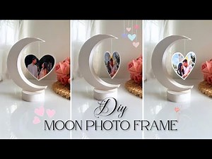 DIY Moon Photo Frame | Romantic Handmade Gift Idea | Room Decor Craft | GayatrisCrafts
