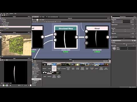 Procedural grass tutorial part 02 (Substance Designer 4)