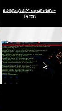 Install Cisco Packet Tracer on Ubuntu Linux