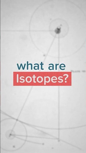 A Levels Chemistry - What are Isotopes? #science #igcse #alevels #cambridgeexams #chemistry
