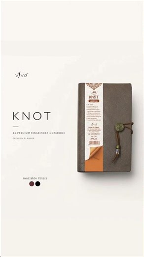 Meet KNOT – B6 Ringbinder Planner Notebook✨Where timeless design meets smart functionality.