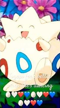 Togepi feels better when she’s dancing🥚🤍❤️💙🥚🤍❤️💙🥚🤍❤️💙