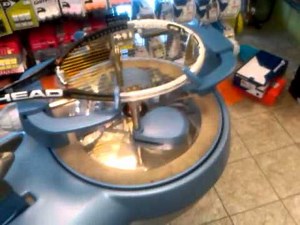 Babolat sensor string machine at tennis masters