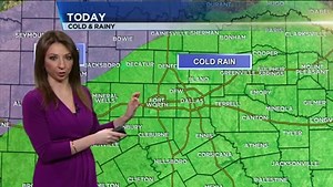 Rain continues in DFW today but temperatures will be above freezing, so no more ice is expected. Sunshine returns Saturday afternoon through next week. | NBC DFW