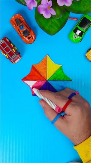 🎉 Ta-da! MINI UMBRELLA for BABY GROOT— DIY and Cute! #shorts #fun