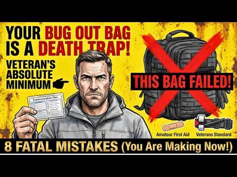 Your Bug Out Bag Will Get You Killed: 8 Fatal Prepper Mistakes Veterans Never Make