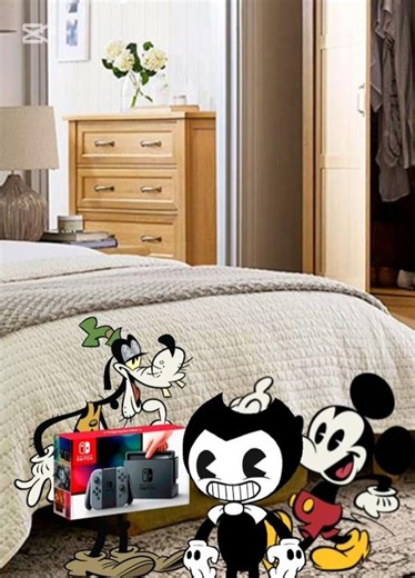 Goofy plays a prank on Mickey at Christmas 🐭🐶🎄🎁 #mickeymouse #goofy #bendy #boris #xd #memes #humor