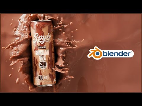 How to Make a Can Splash Render in Blender